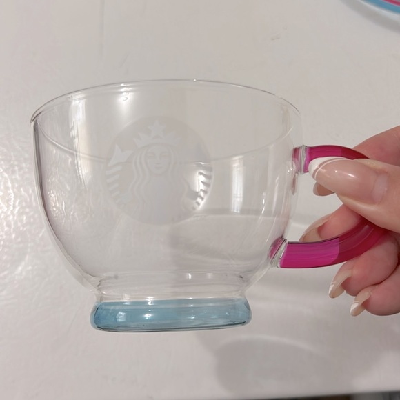 ✨Rare NWT✨ Starbucks Korea 2022 Valentine glass cup & saucer! - Picture 2 of 6